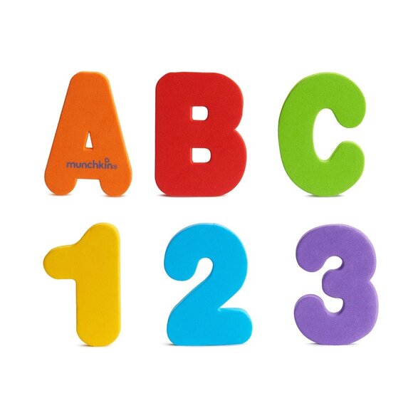 Learn Bath Letters and Numbers 36pc Toddler Bath Toy - Picture 1 of 9